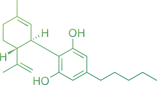 Illustration of a chemical bond.